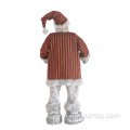 Ornement de poupée Gnome en feutre debout Santa sans visage
